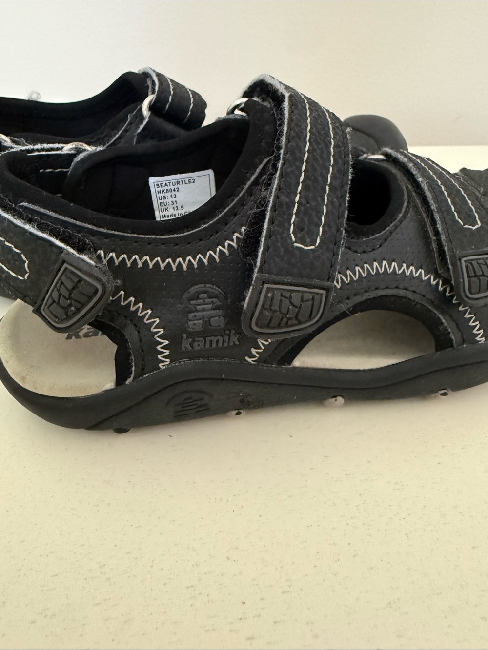 Kamik Toddlers' Little Kid 13 Seaturtle 2 Sandal - Picture 7 of 8